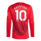 Prima Maglia Rashford Manchester United 2024/2025 Manica Lunga